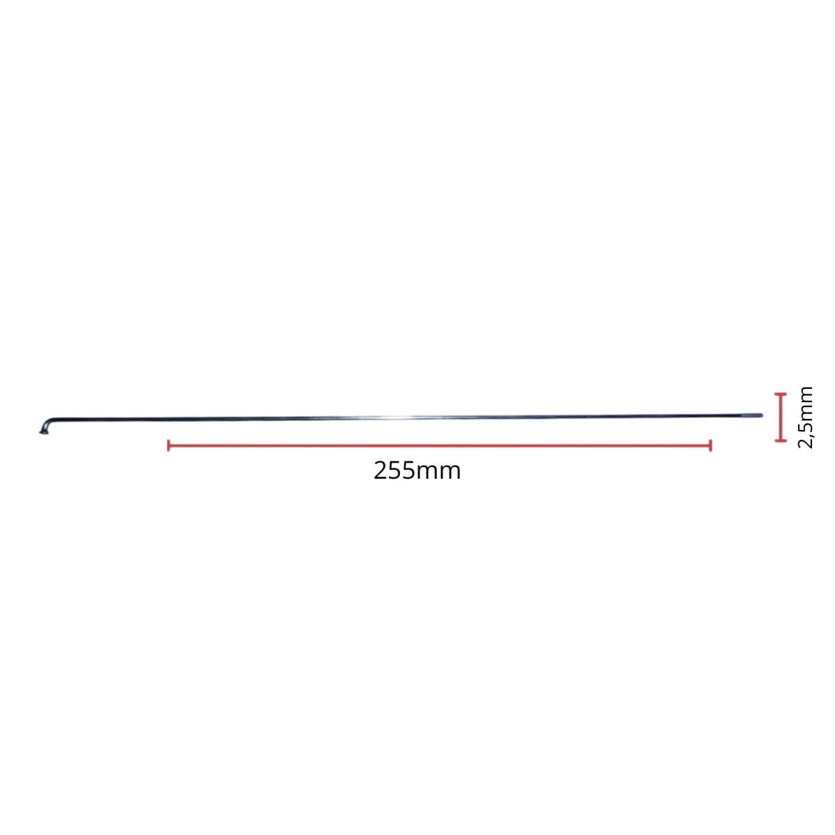 Raio Grosso 255x2,5mm Aço Importado Comum Zincado Groza