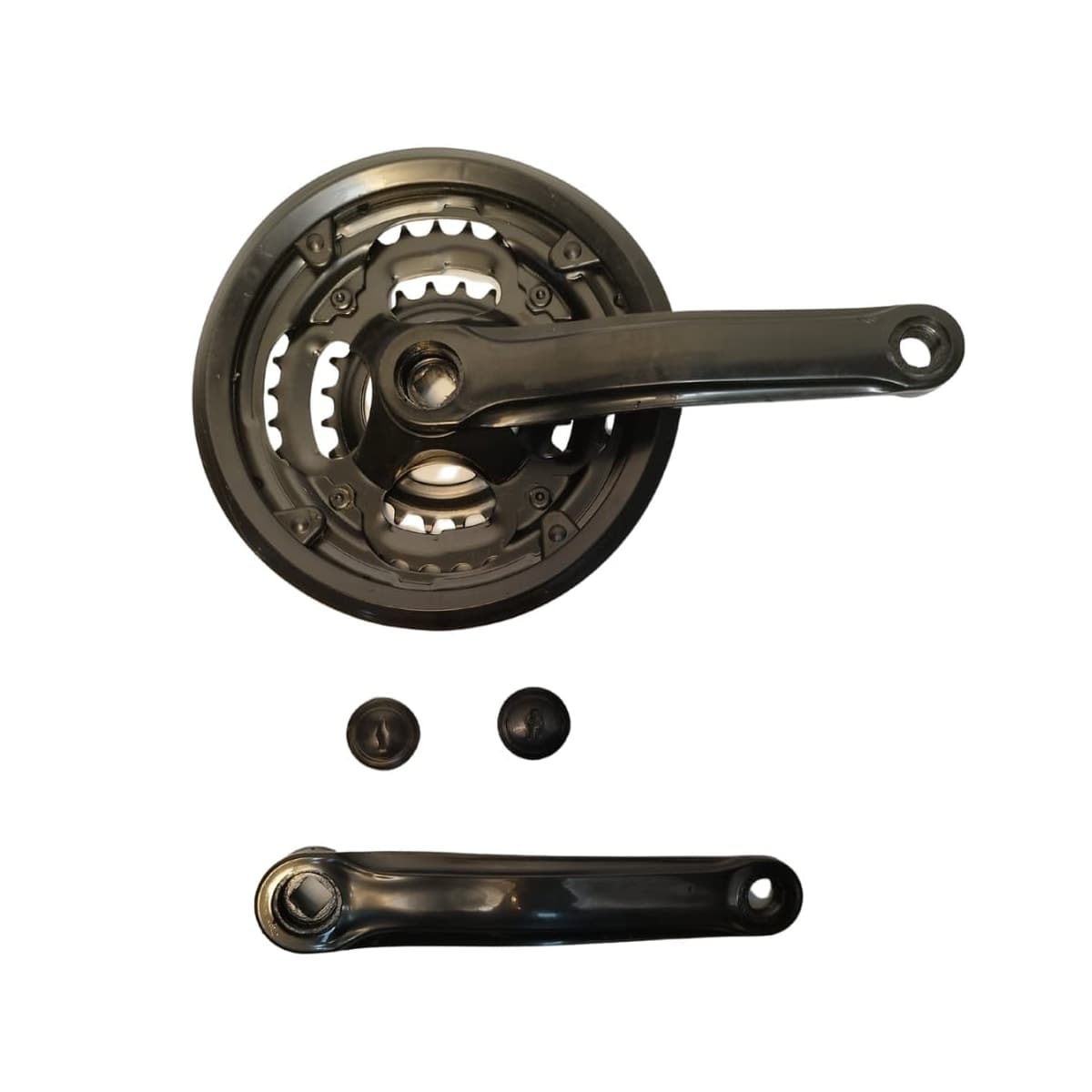 Pedivela Aço Triplo WG 24/34/42D Reduzido Preto 175mm Ponta Quadrada Com Protetor