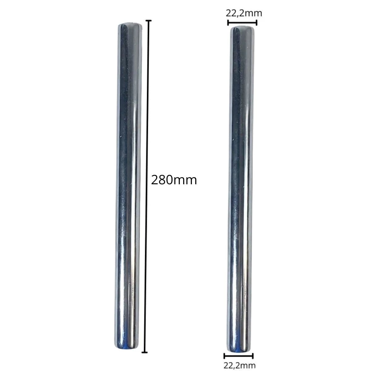 Canote de Selim AMR Aço 22,2mm X 280mm Cromado