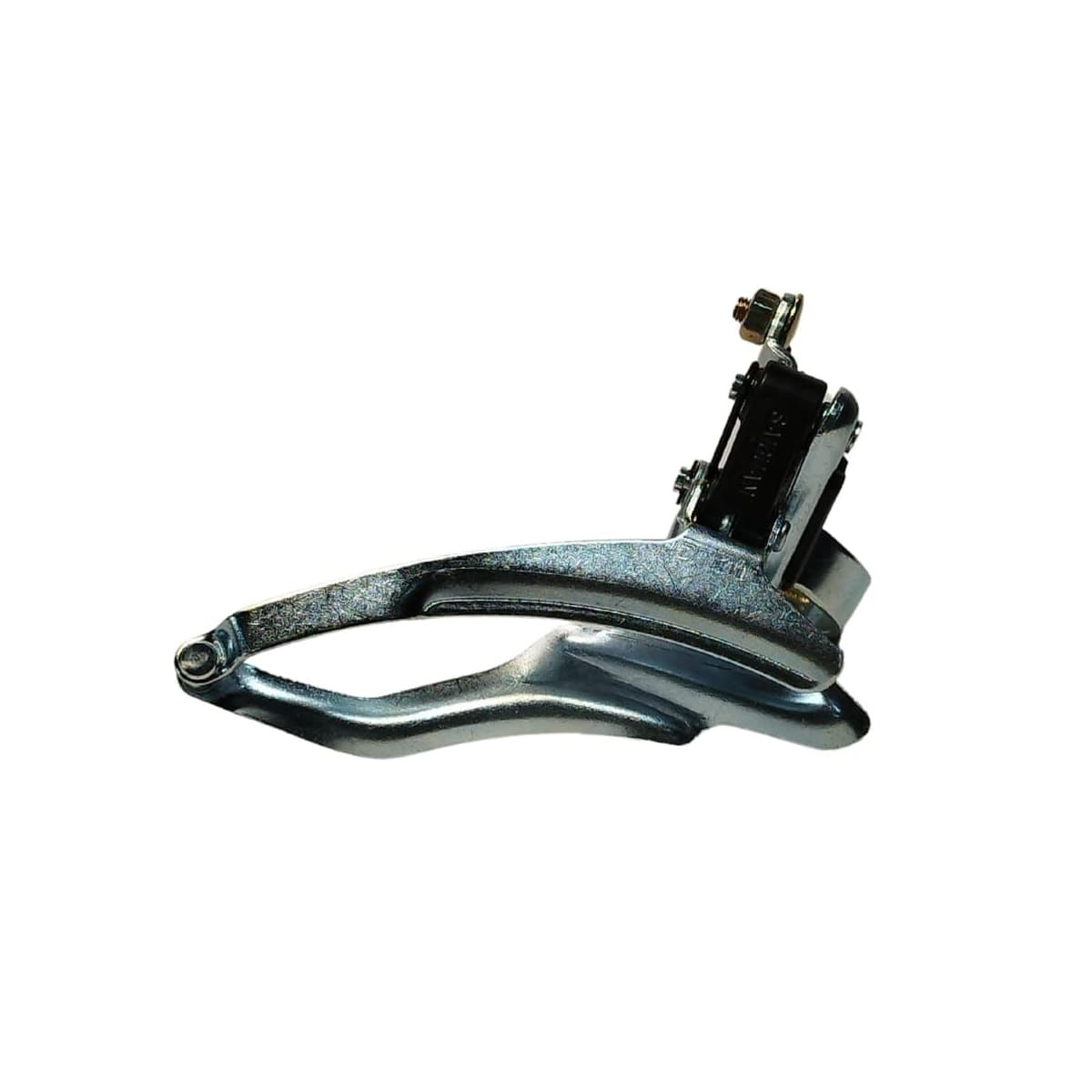 Cambio Dianteiro Saiguan QD-04 28,6mm Puxa Por Baixo Zincado Index Longo