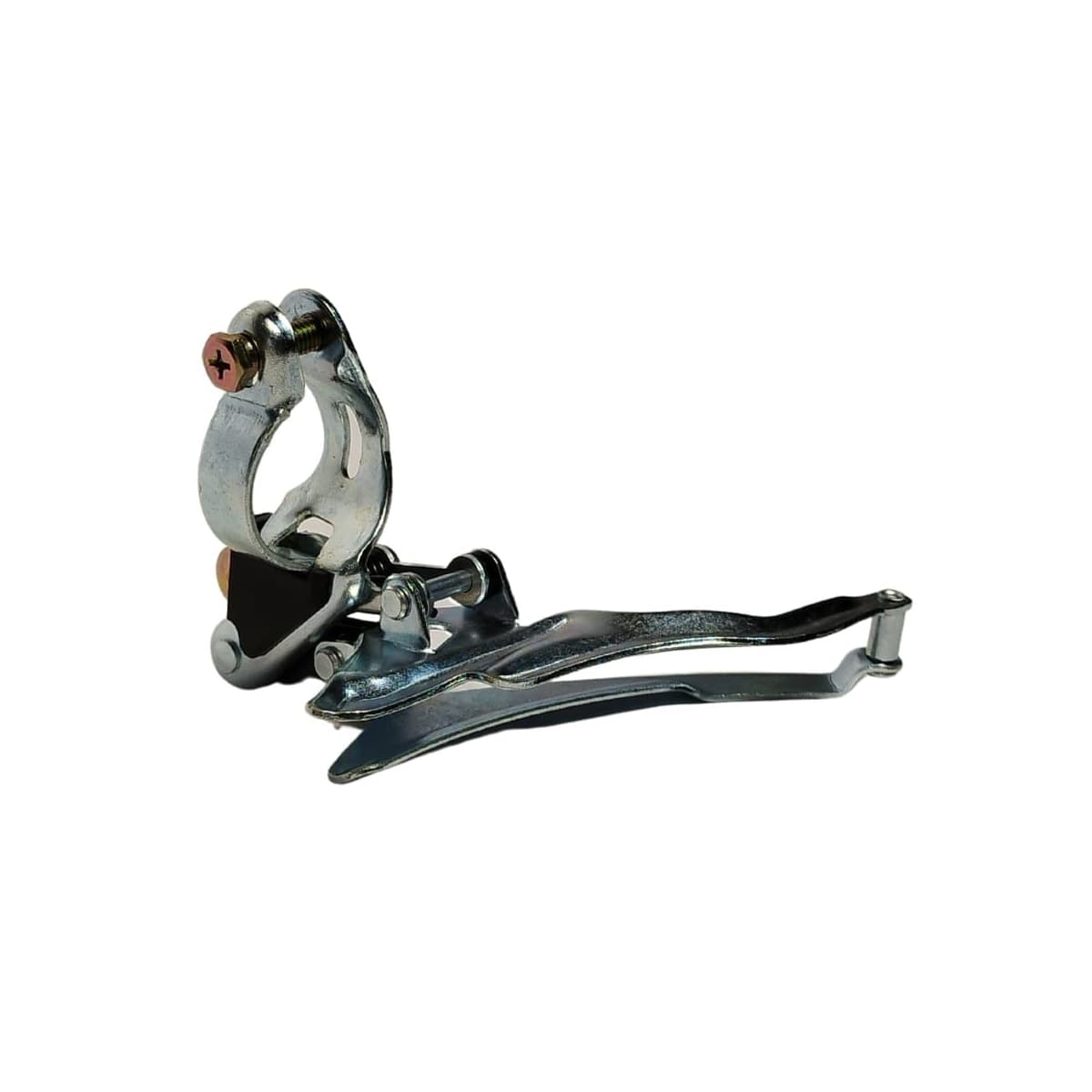 Cambio Dianteiro Saiguan QD-04 28,6mm Puxa Por Baixo Zincado Index Longo