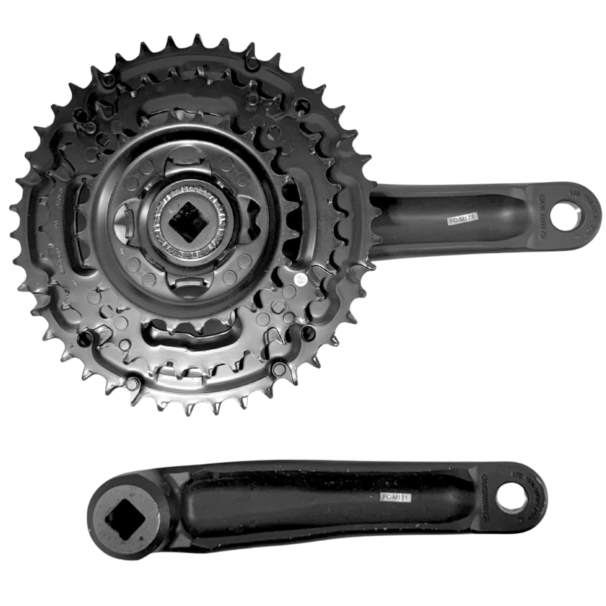 Pedivela Alumínio Shimano Altus M171 24-34-42D 170mm