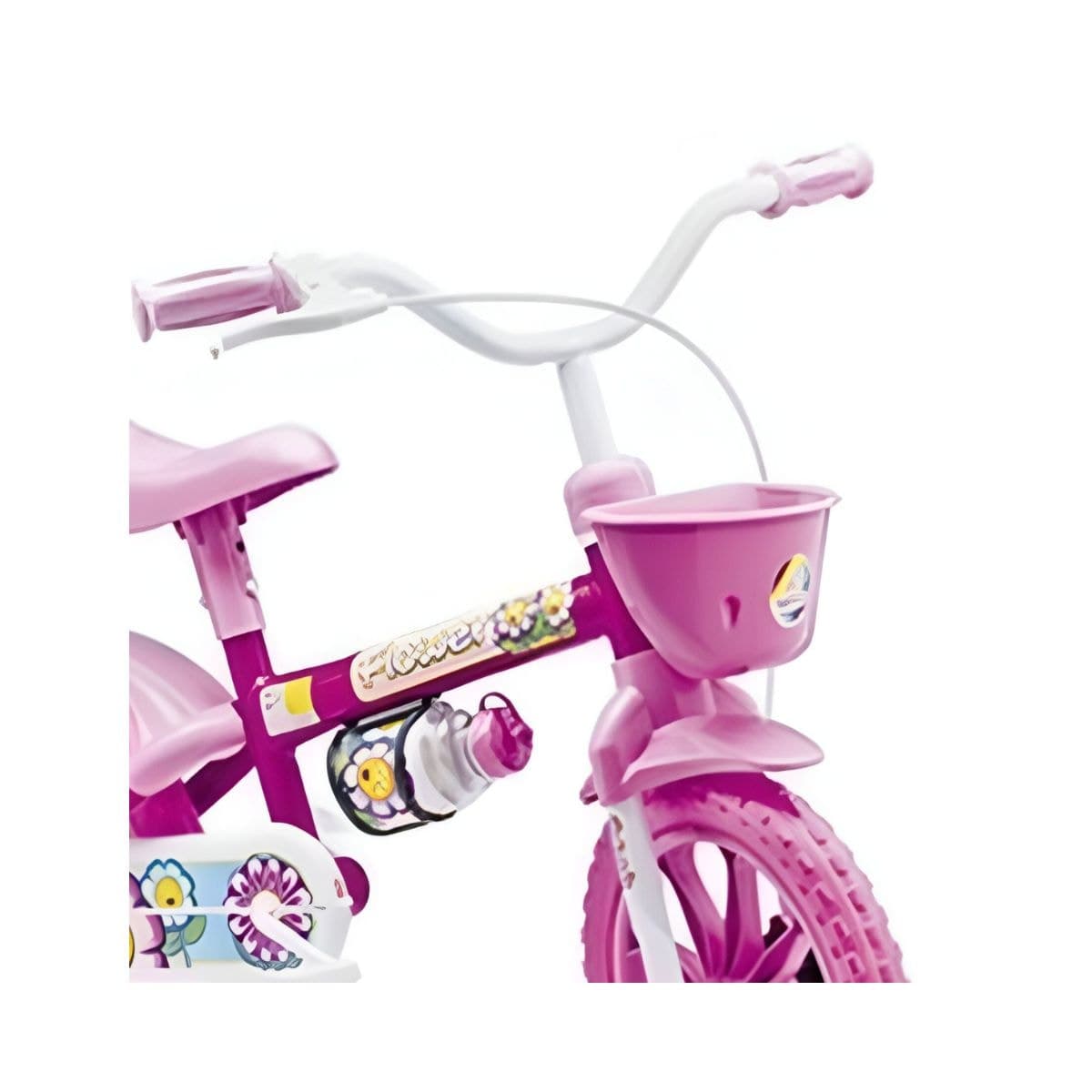 Bicicleta Aro 12 Nathor Flower Rosa