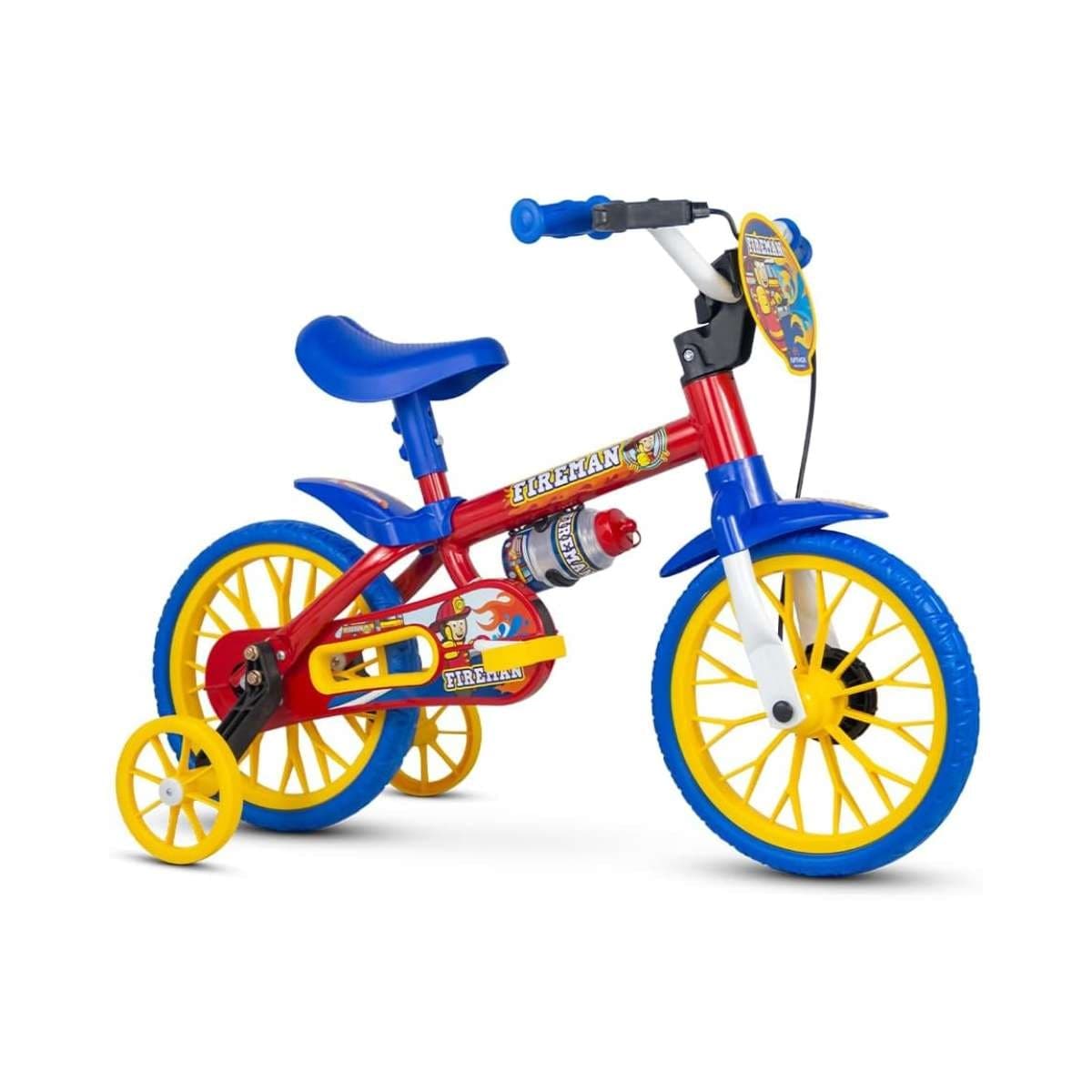 Bicicleta Aro 12 Nathor Fireman Vermelho