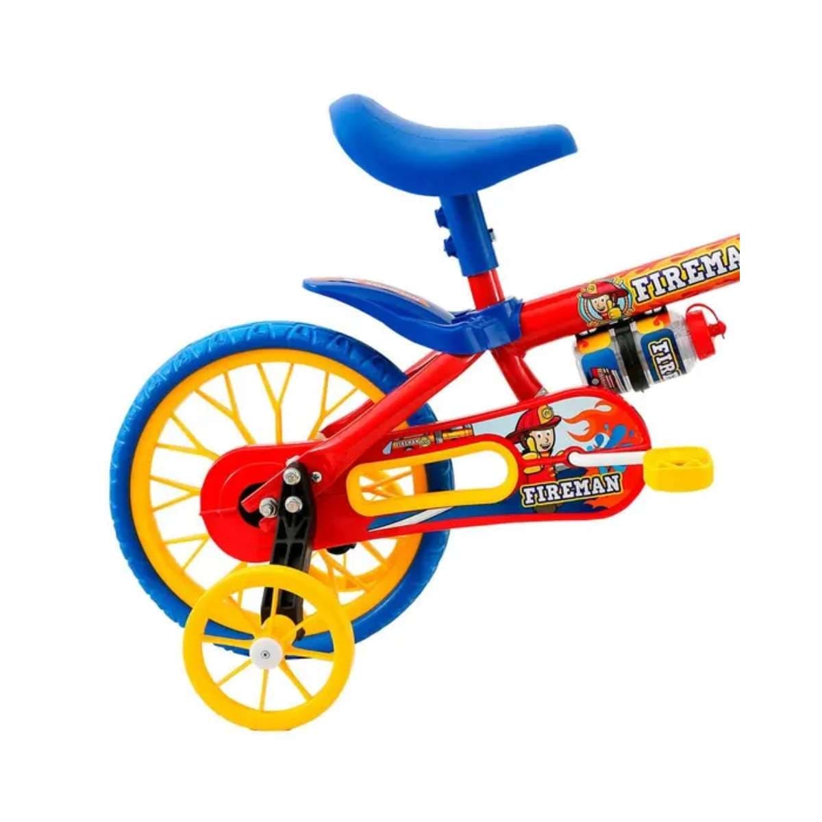 Bicicleta Aro 12 Nathor Fireman Vermelho