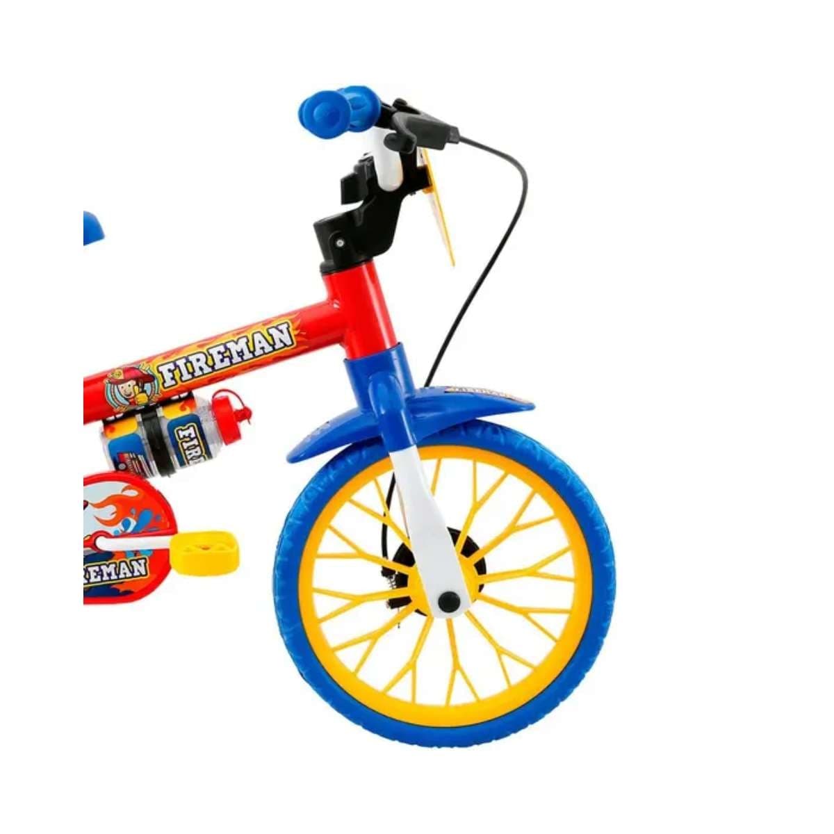 Bicicleta Aro 12 Nathor Fireman Vermelho