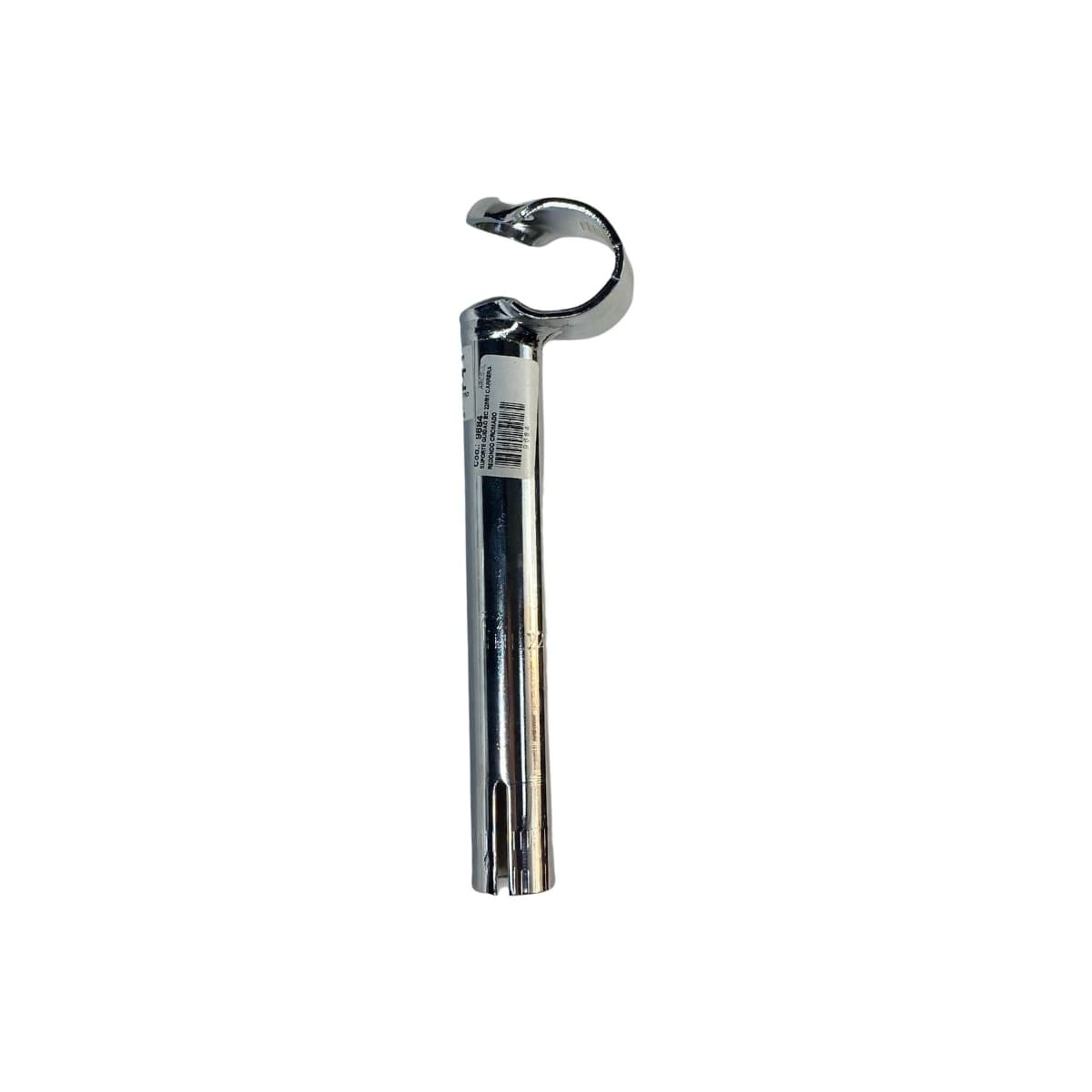 Suporte Guidão BC Carrera Redondo Aço Standard 22mm Prata