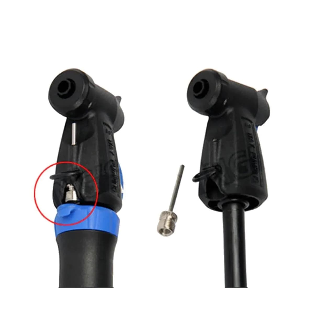 Mini Bomba de Ar Bicicleta Beto Ball Pump Agulha Dupla