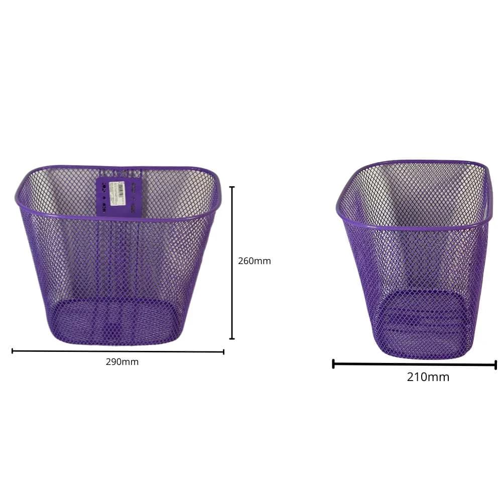 Cesta de Bicicleta Aro 20 Logan Aço Roxo