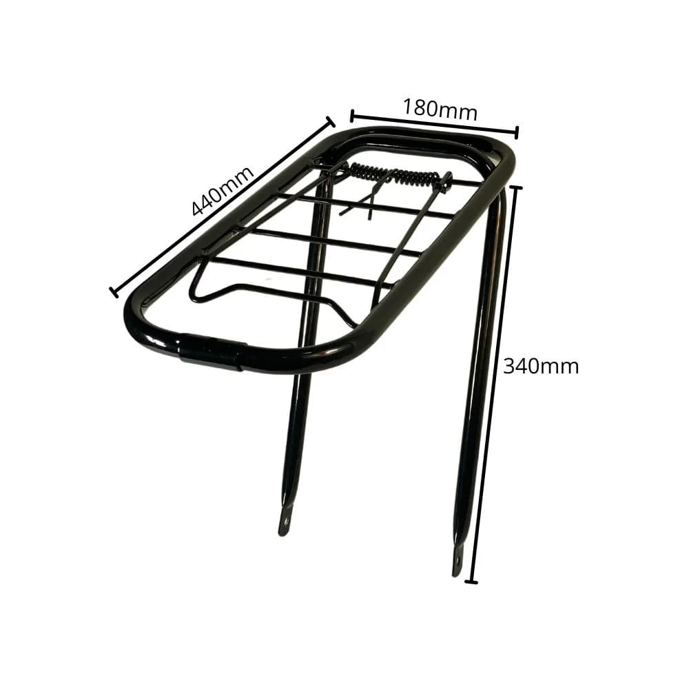 Bagageiro de Bicicleta Tubular Aro 26 Ultra Preto