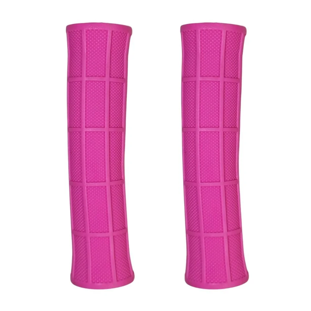 Manopla Bike Wester Pro Rosa Borracha 130mm