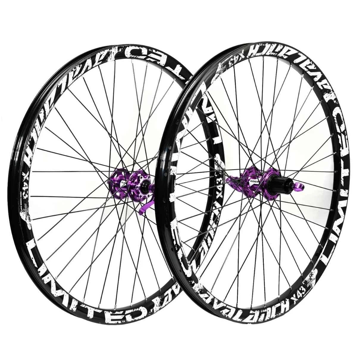 Rodas Aro 26 Avalanch Cubo Kook Barulhento 36 Raios Roxo