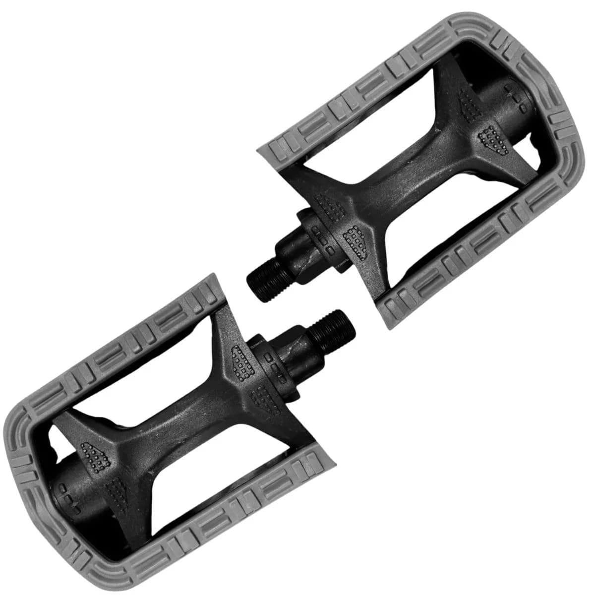 Pedal Bike Importado Bicolor Sueco 1/2 Nylon Cinza