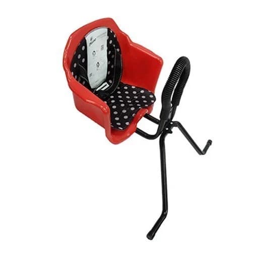 Cadeirinha Bicicleta Pojda Dianteira Luxo - Vermelho