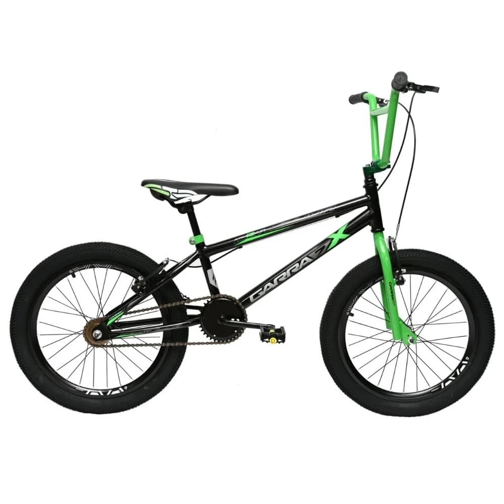 Bicicleta Aro 20 BMX Garra7 Croizinha - Preto e Verde
