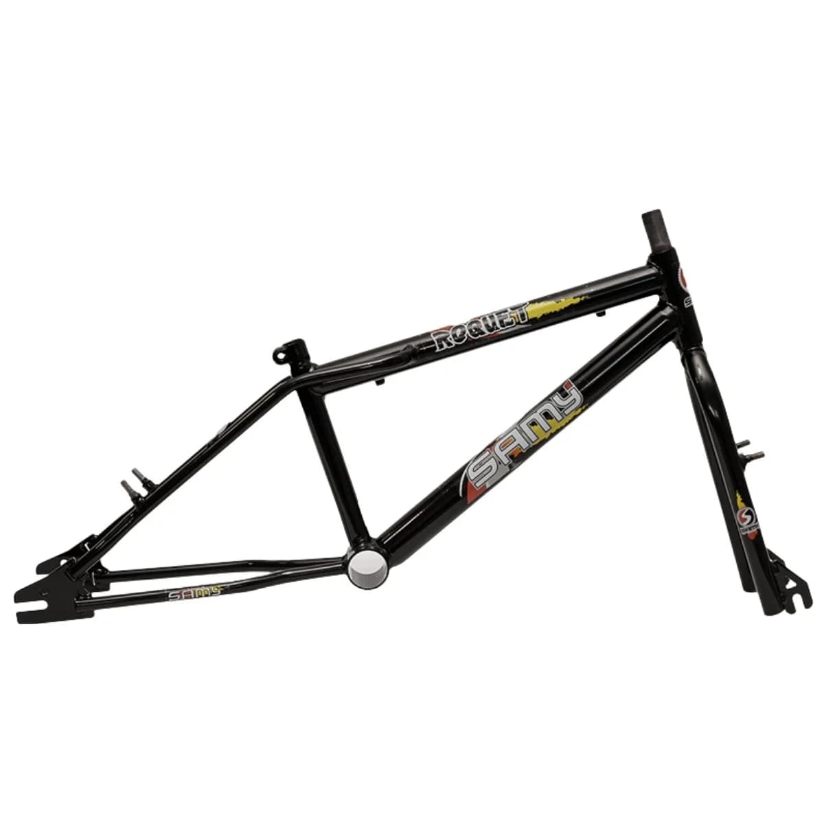Quadro de Bicicleta 20 Samy Freestyle Roquet VB com Garfo Preto Fosco