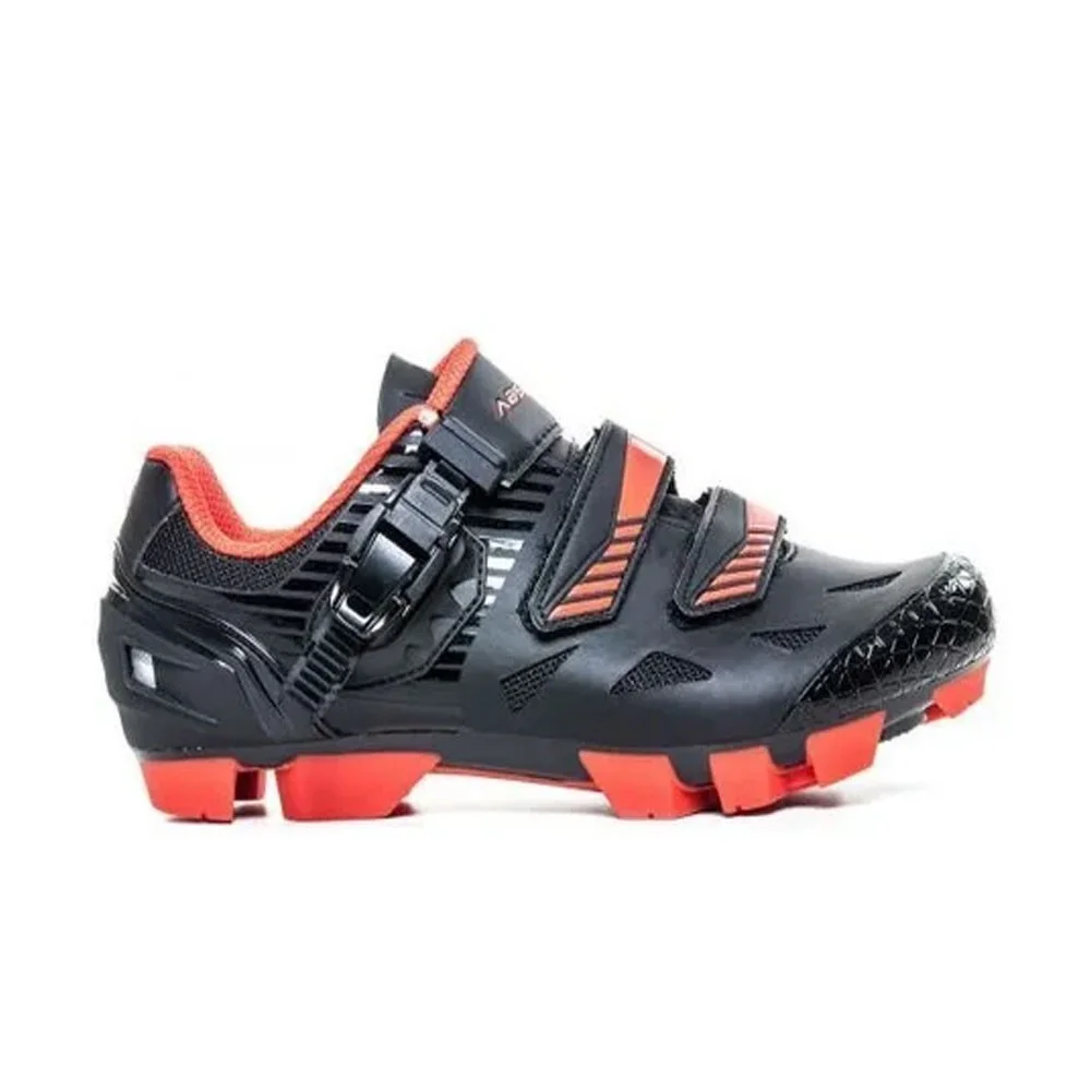 Sapatilha Absolute MTB Wild Catraca Tamanho 42 Preto e Vermelho
