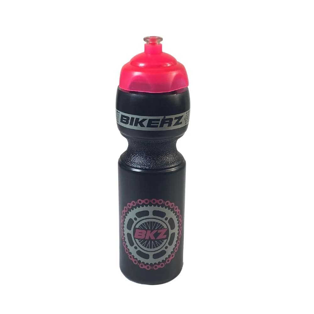 Garrafa Caramanhola 750ML Garra7 Preto Com Tampa Rosa Neon