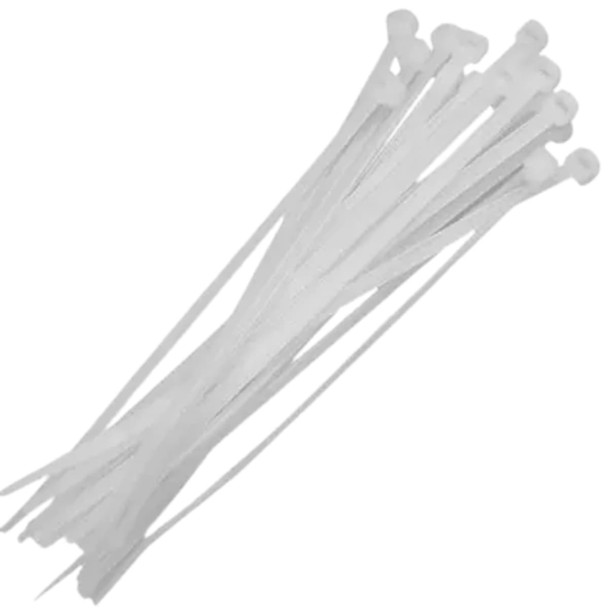 Presilha Santa Fé Nylon Para Conduíte 2,5x100mm Natural - 100 Unidades