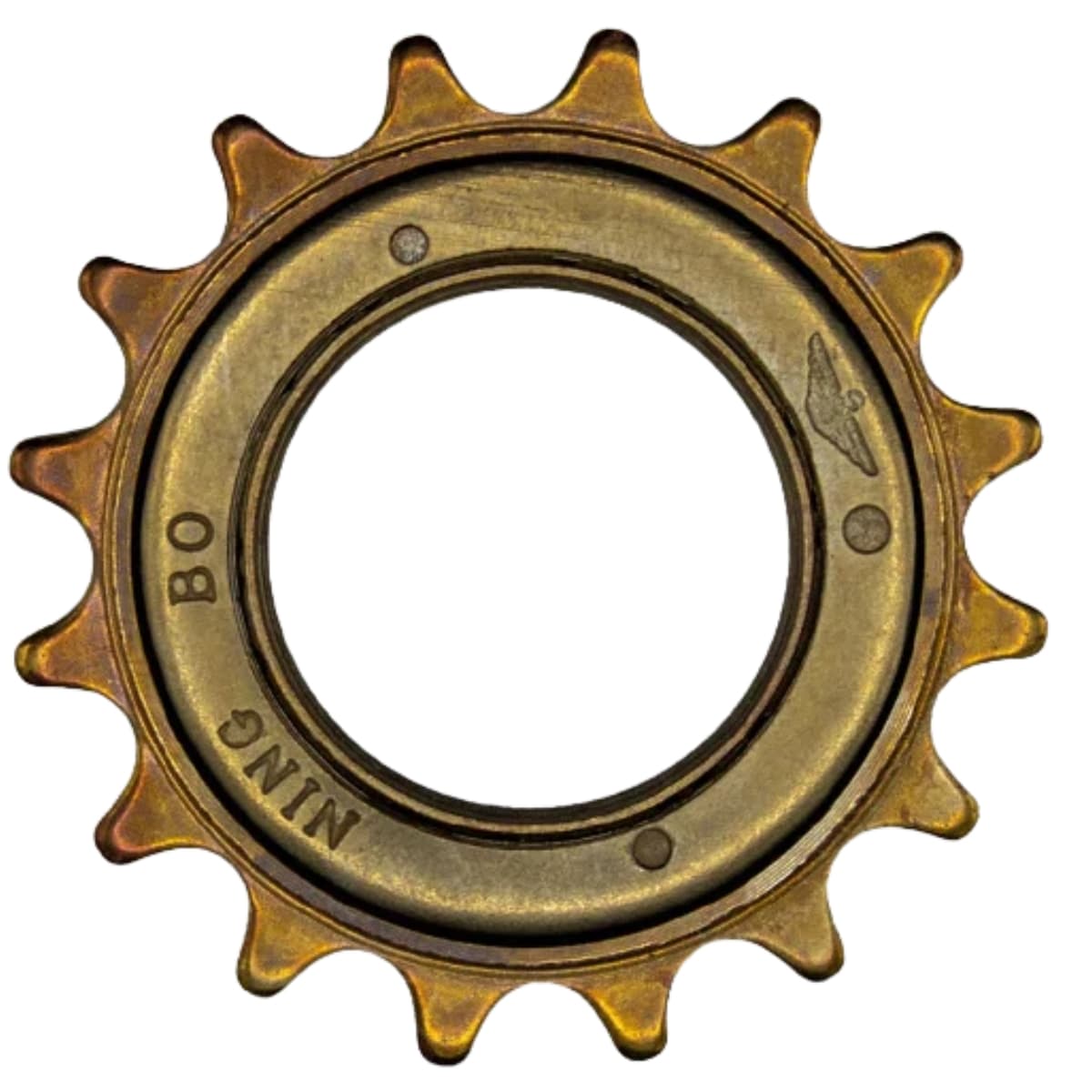 Roda Livre 1 Velocidade Paco Esferado Barulhento Dourado 16 Dentes