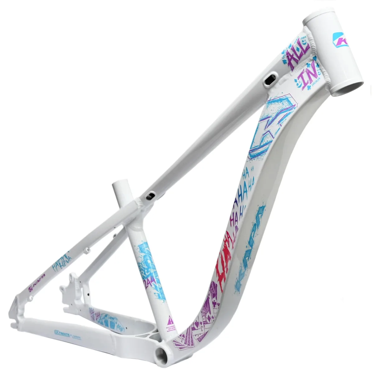 Quadro de Bicicleta Aro 26 Freeride Kapa All In - Branco