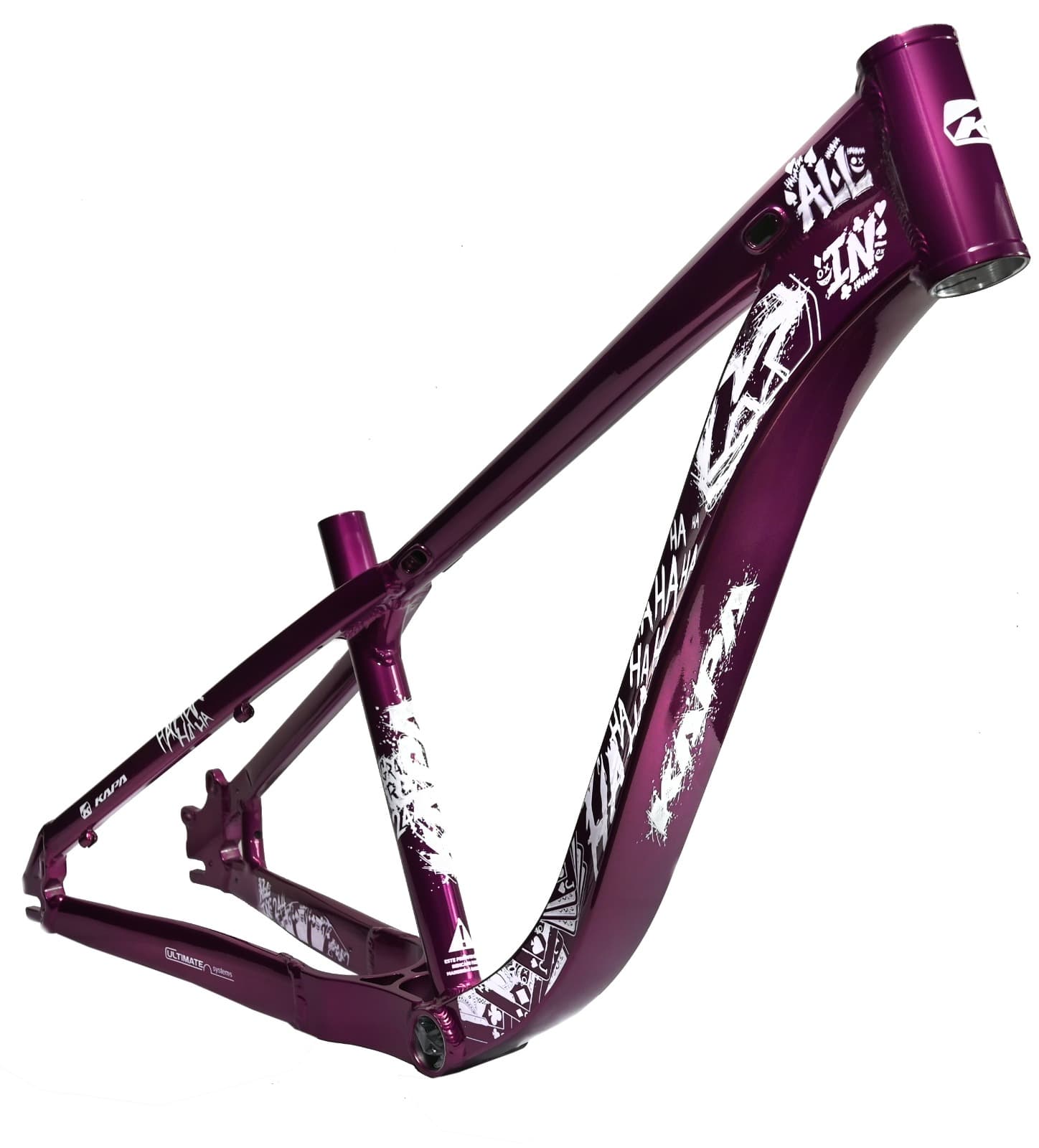 Quadro de Bicicleta Aro 26 Freeride Kapa All In - Roxo