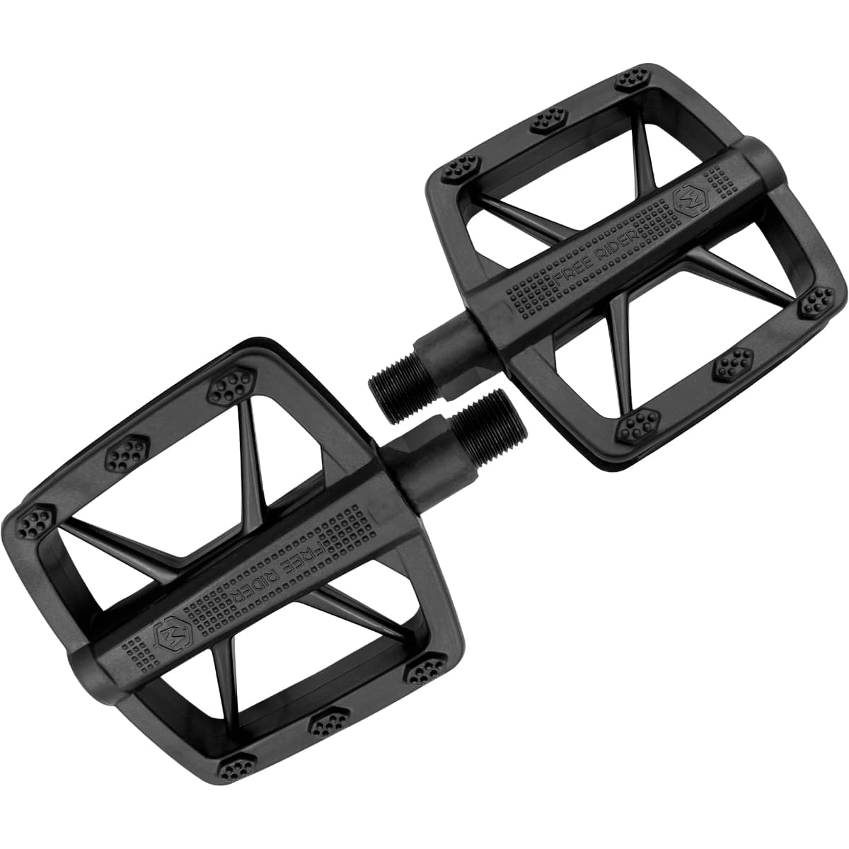 Pedal Bike Metalciclo Free Rider Sueco 1/2 Nylon Preto