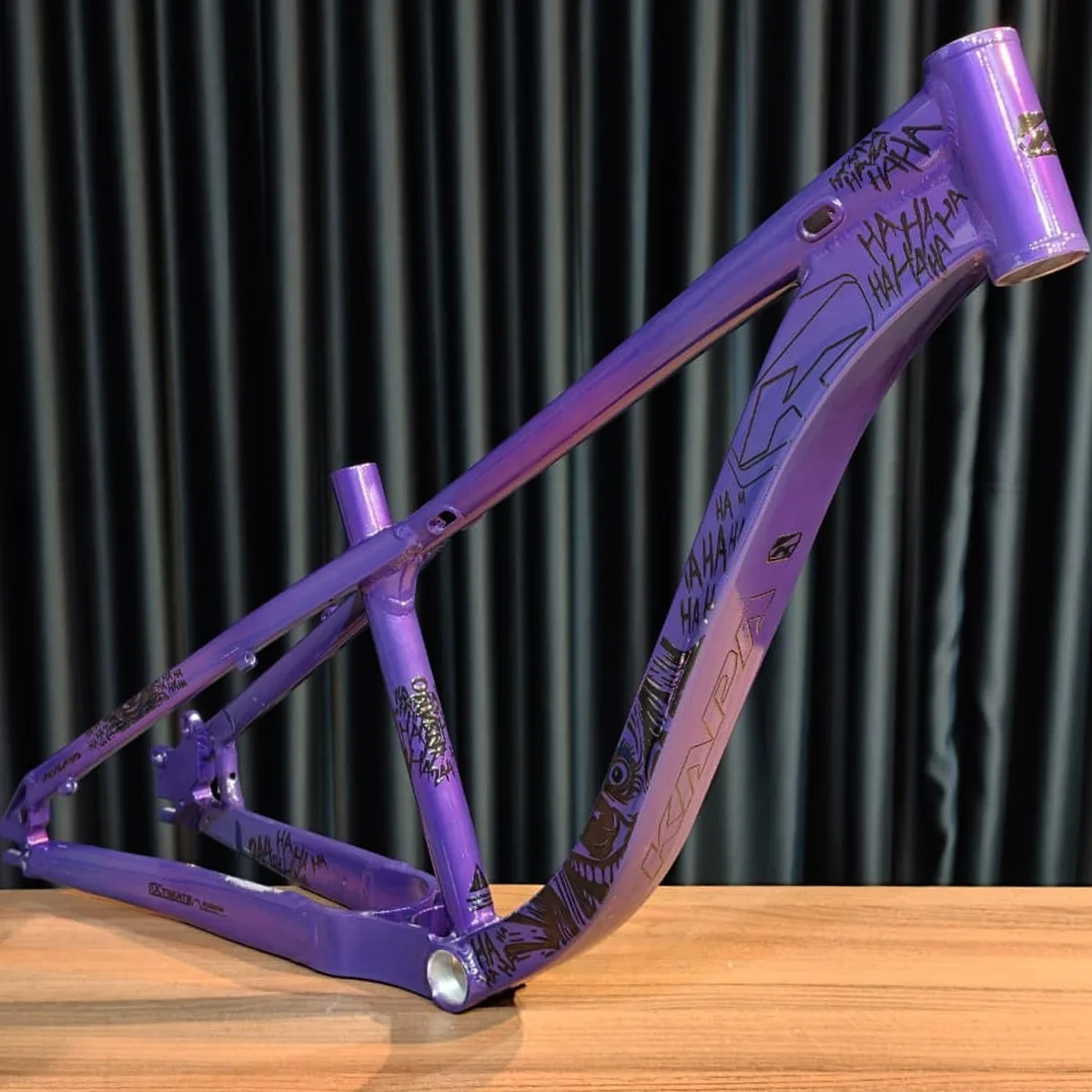 Quadro de Bicicleta Aro 26 Freeride Kapa Insano - Roxo